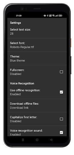 Speech to text helper for deaf - عکس برنامه موبایلی اندروید