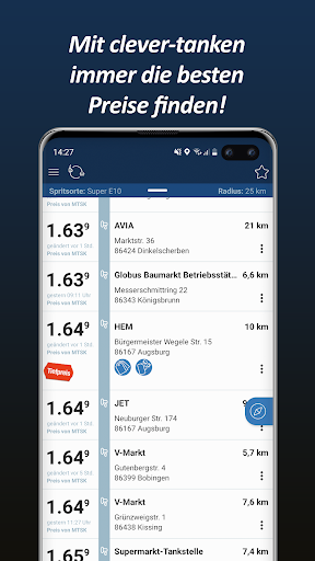 clever-tanken.de - عکس برنامه موبایلی اندروید