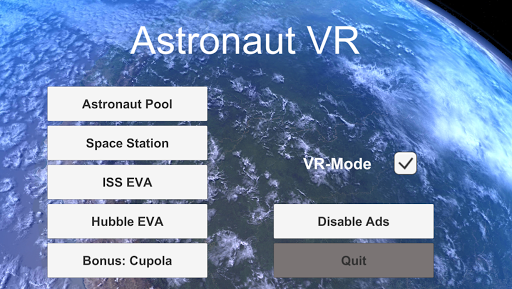 Astronaut VR Google Cardboard - Gameplay image of android game