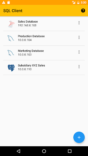 SQL Client - عکس برنامه موبایلی اندروید