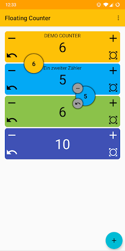 Floating Counter - عکس برنامه موبایلی اندروید