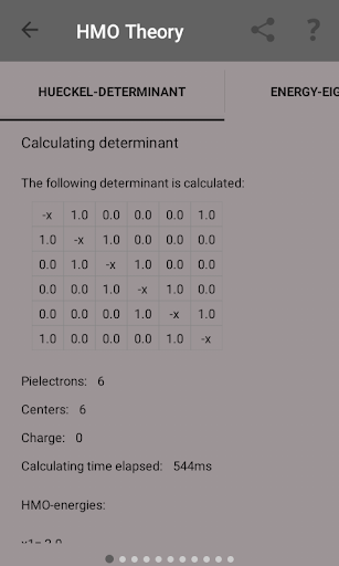 Hueckel Molecular Orbital HMO - عکس برنامه موبایلی اندروید