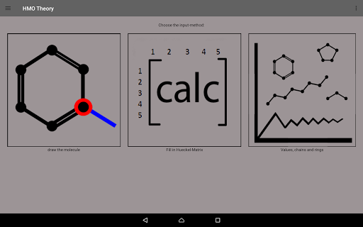 Hueckel Molecular Orbital HMO - عکس برنامه موبایلی اندروید