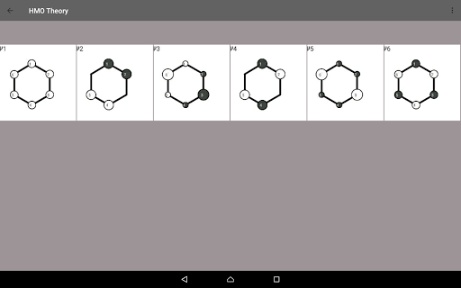 Hueckel Molecular Orbital HMO - عکس برنامه موبایلی اندروید