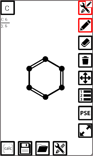 Hueckel Molecular Orbital HMO - Image screenshot of android app