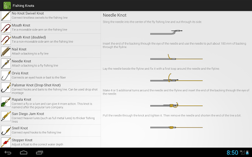 Fishing Knots - عکس برنامه موبایلی اندروید