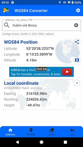 WGS۸۴ Converter - عکس برنامه موبایلی اندروید