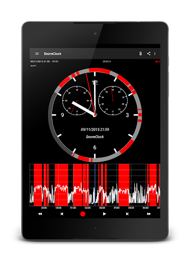 SnoreClock - Do you snore? - عکس برنامه موبایلی اندروید