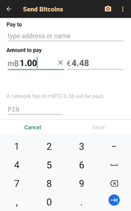 Bitcoin Wallet - Image screenshot of android app