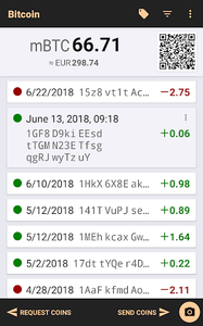 Bitcoin Wallet - Image screenshot of android app