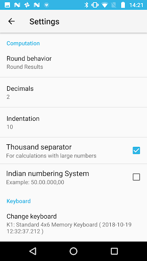 CalcTape Calculator with Tape - Image screenshot of android app