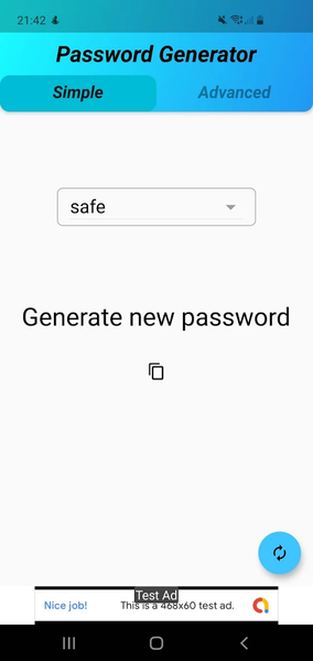 Simple Password Generator - عکس برنامه موبایلی اندروید