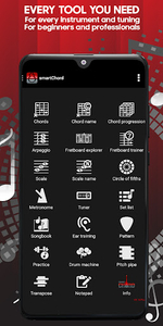 smart Chords: 40 guitar tools… - عکس برنامه موبایلی اندروید
