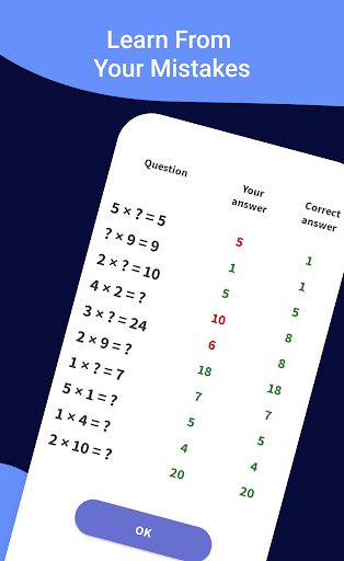 Times Table - Learn Math - Gameplay image of android game