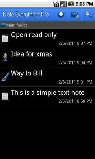 Note Everything - Image screenshot of android app