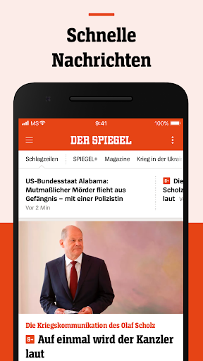 DER SPIEGEL - Nachrichten - Image screenshot of android app