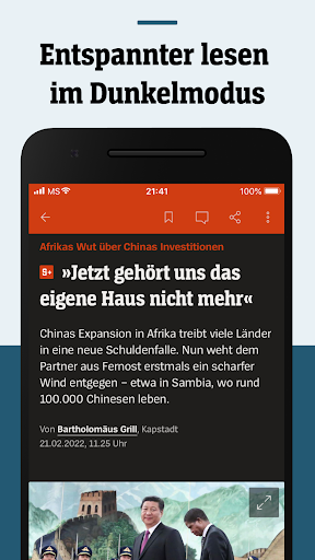 DER SPIEGEL - Nachrichten - Image screenshot of android app