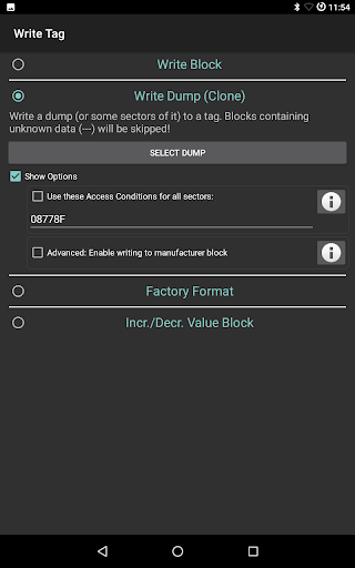 MIFARE Classic Tool - عکس برنامه موبایلی اندروید