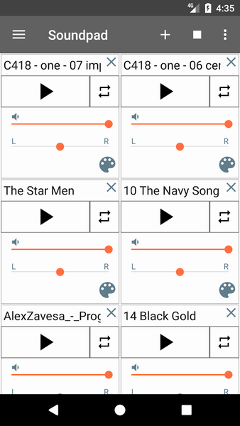 Soundboard Creator Soundpad - Image screenshot of android app