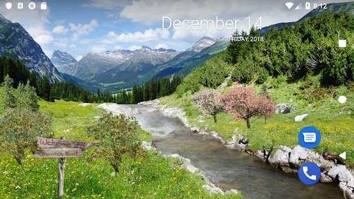 Mountain River Live Wallpaper - Image screenshot of android app