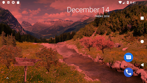 Mountain River Live Wallpaper - Image screenshot of android app