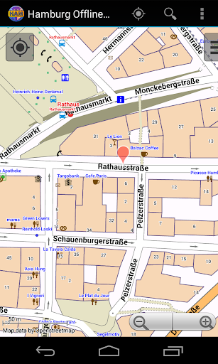 Hamburg Offline City Map - عکس برنامه موبایلی اندروید