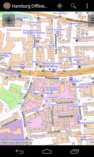 Hamburg Offline City Map - عکس برنامه موبایلی اندروید