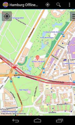 Hamburg Offline City Map - عکس برنامه موبایلی اندروید
