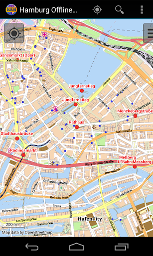 Hamburg Offline City Map - عکس برنامه موبایلی اندروید