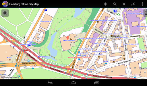 Hamburg Offline City Map - عکس برنامه موبایلی اندروید