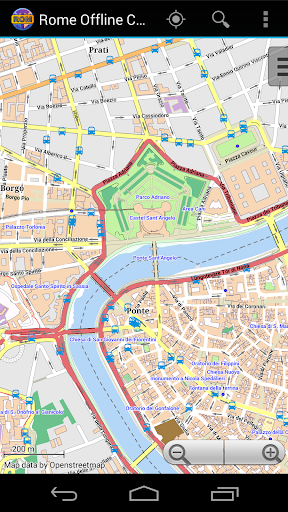 Rome Offline City Map Lite - Image screenshot of android app