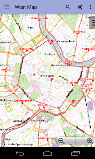 Vienna Offline City Map Lite - عکس برنامه موبایلی اندروید