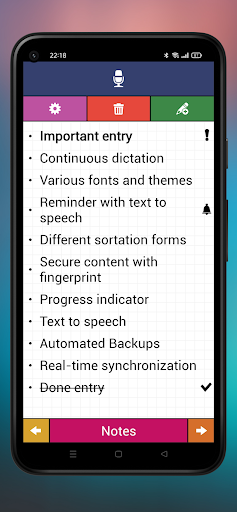 Voice Notepad - Speech to Text - عکس برنامه موبایلی اندروید