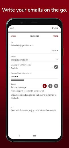 Tuta: Secure & Private Mail - عکس برنامه موبایلی اندروید