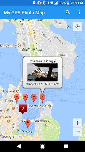 My GPS Photo Map - Image screenshot of android app