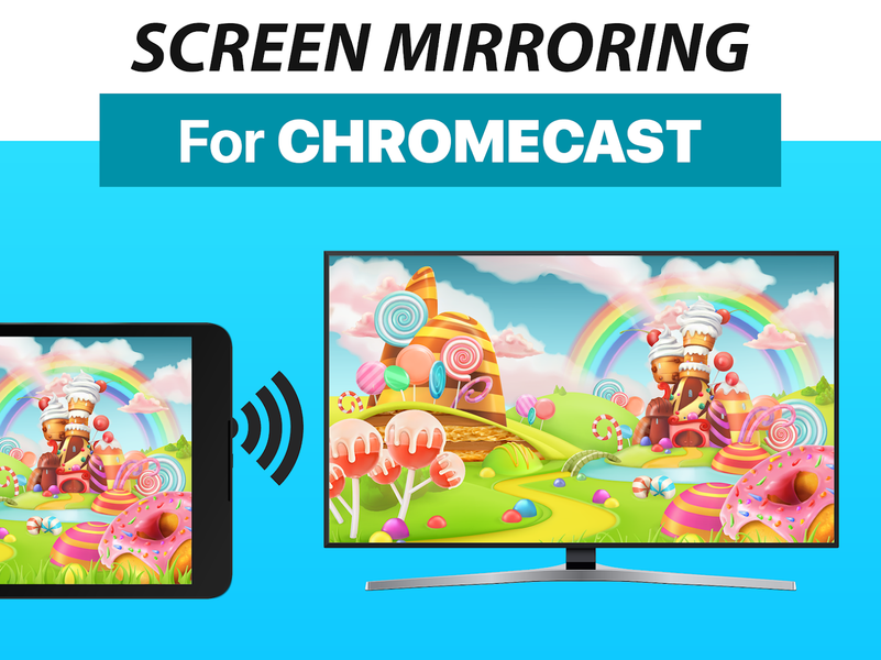 Screen Mirroring to Chromecast - عکس برنامه موبایلی اندروید