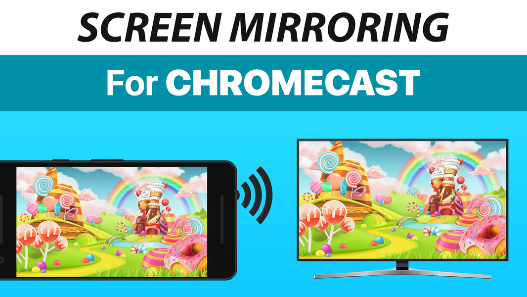 Screen Mirroring to Chromecast - عکس برنامه موبایلی اندروید