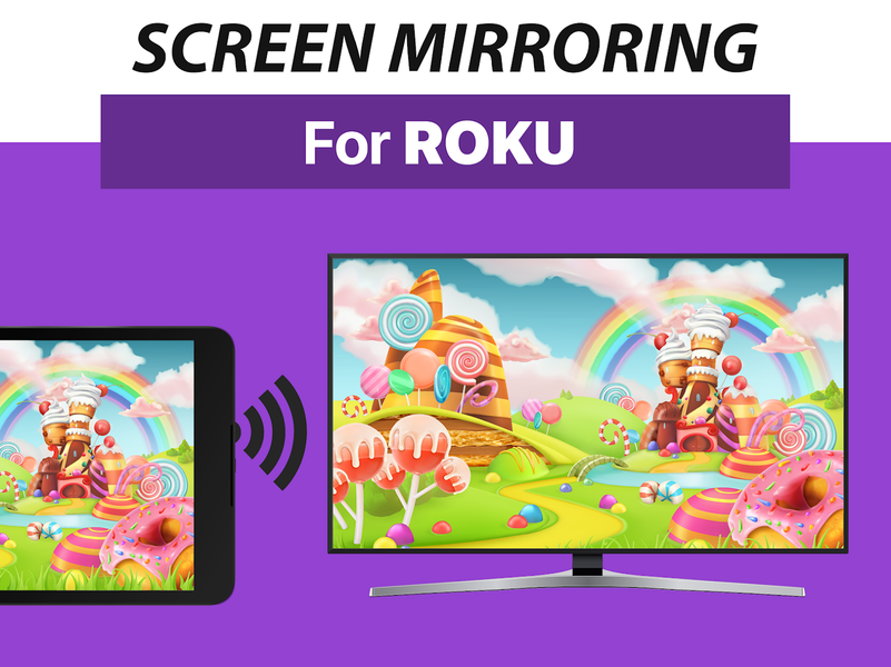 Screen Mirroring for Roku - عکس برنامه موبایلی اندروید