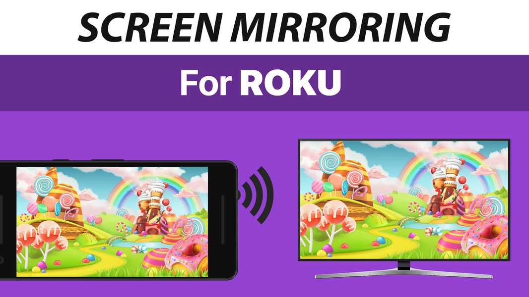 Screen Mirroring for Roku - عکس برنامه موبایلی اندروید