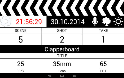 Clapboard - عکس برنامه موبایلی اندروید