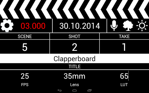 Clapboard - عکس برنامه موبایلی اندروید