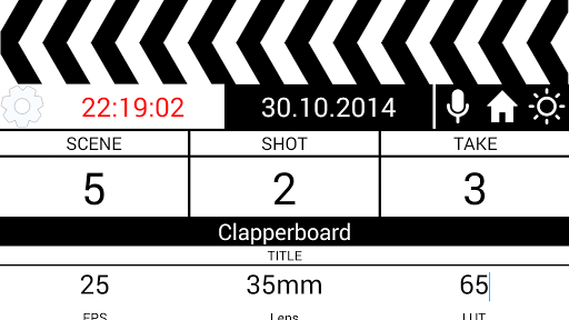 Clapboard - عکس برنامه موبایلی اندروید