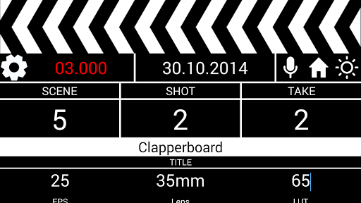 Clapboard - عکس برنامه موبایلی اندروید
