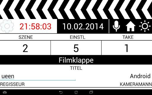Clapboard - عکس برنامه موبایلی اندروید