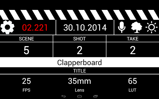 Clapboard - عکس برنامه موبایلی اندروید