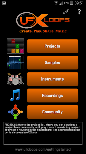 uFXloops Music Studio - Image screenshot of android app