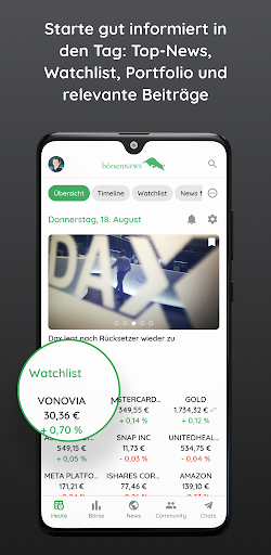 Börse & Aktien - BörsennewsApp - عکس برنامه موبایلی اندروید