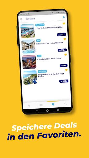 Urlaubstracker: Reisen & Deals - عکس برنامه موبایلی اندروید