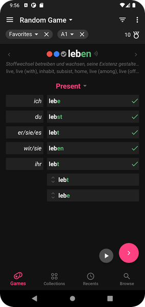 German Dictionary for Learners - عکس برنامه موبایلی اندروید