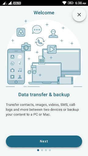 X-Transfer - Share/Backup Files/Contacts/SMS/Calls - Image screenshot of android app